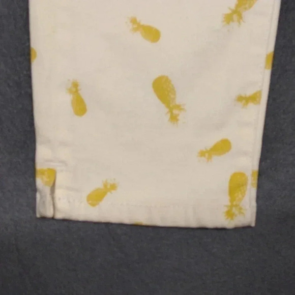 Chip & Pepper Syd Skinny Ankle Pineapple Print Pants Size 31 - Picture 3 of 16